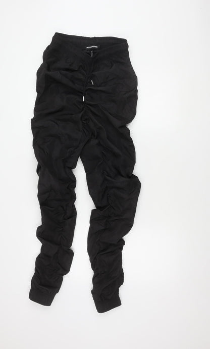 Pretty Little Thing Women's Black Joggers Size 8, Casual