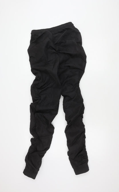Pretty Little Thing Women's Black Joggers Size 8, Casual