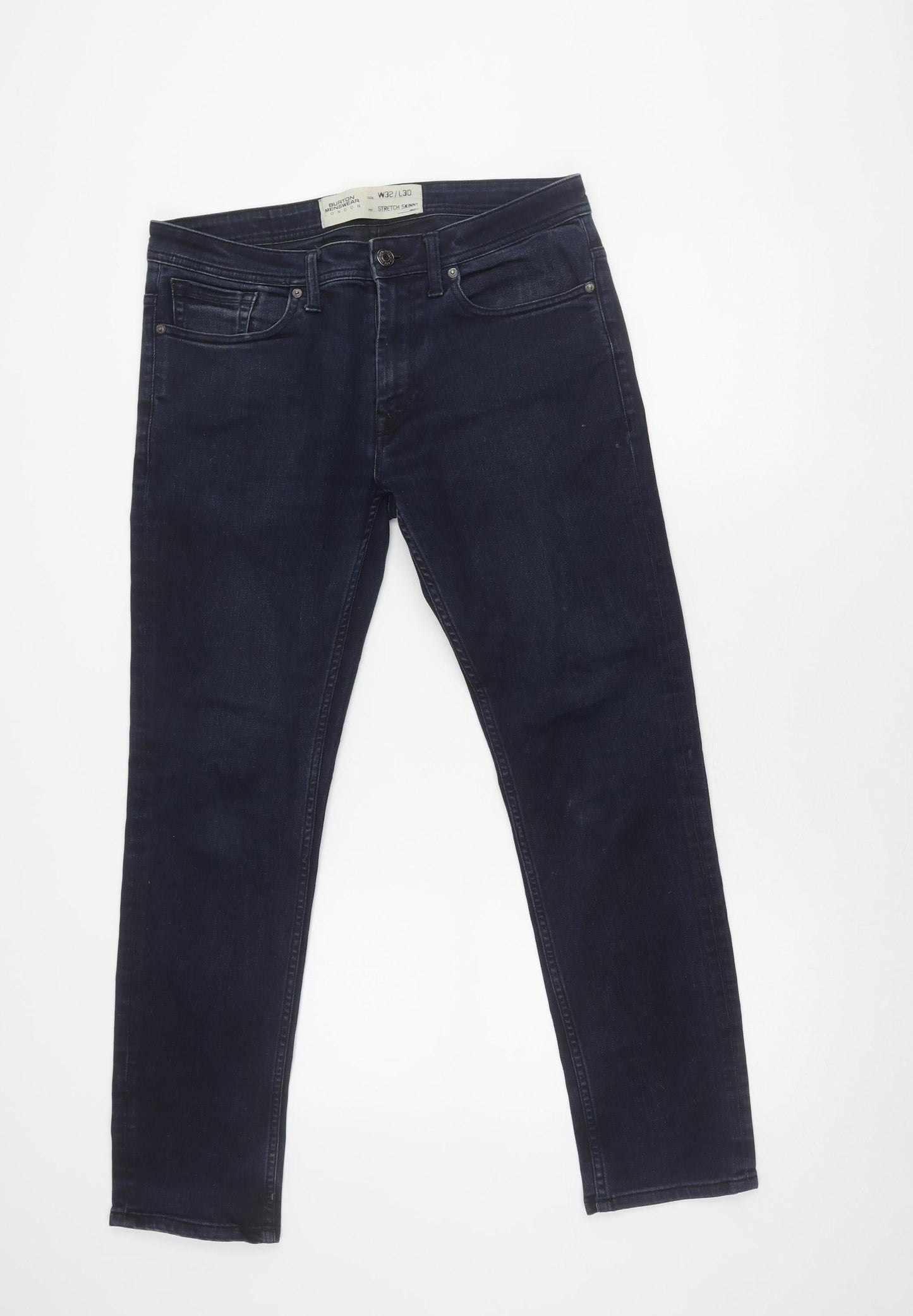 Burton Menswear Men's Blue Skinny Jeans W32 L30