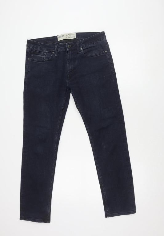Burton Menswear Men's Blue Skinny Jeans W32 L30