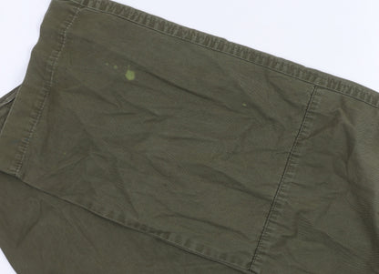 Tommy Hilfiger Men's Green Cargo Trousers Size 35