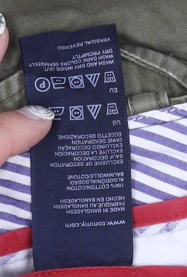 Tommy Hilfiger Men's Green Cargo Trousers Size 35