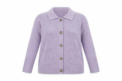 Womens UK Size 16 Marks and Spencer Purple Cardigan Jumper