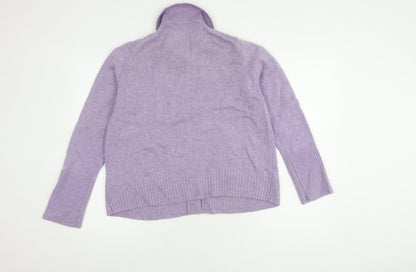 Womens UK Size 16 Marks and Spencer Purple Cardigan Jumper