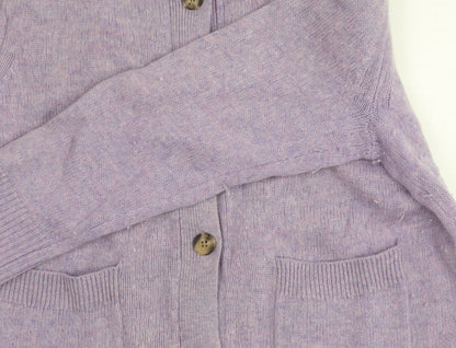 Womens UK Size 16 Marks and Spencer Purple Cardigan Jumper