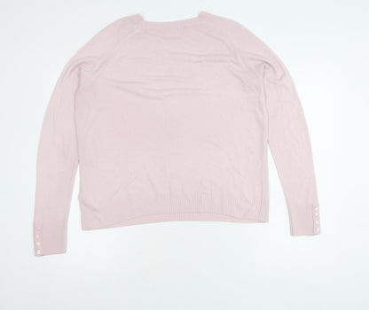 Marks & Spencer Women's Pink Pullover Jumper, Size 14