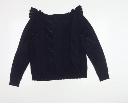 Womens UK Size 14 NEXT Blue Pullover Jumper