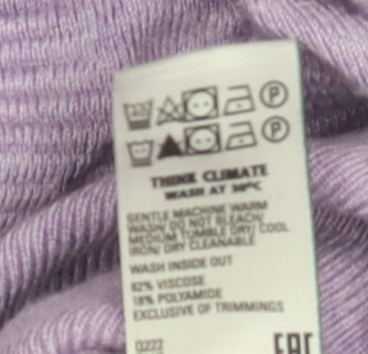 Marks and Spencer Women's Purple Knit Pullover Jumper L