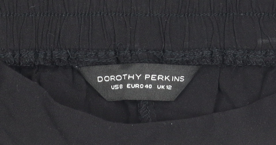 Womens UK Size 12 Dorothy Perkins   Black Trousers