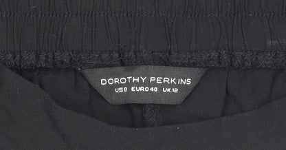 Womens UK Size 12 Dorothy Perkins   Black Trousers