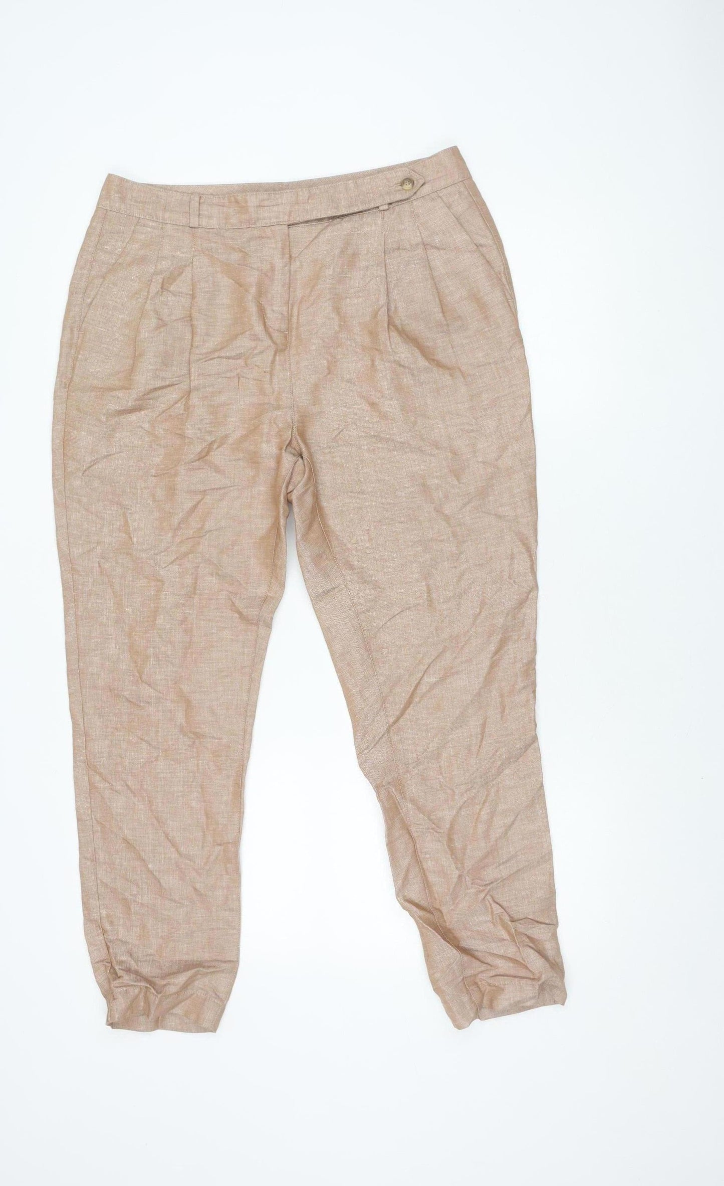 Womens UK Size 14 Marks and Spencer   Brown Trousers