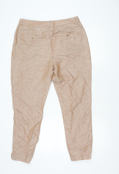 Womens UK Size 14 Marks and Spencer   Brown Trousers