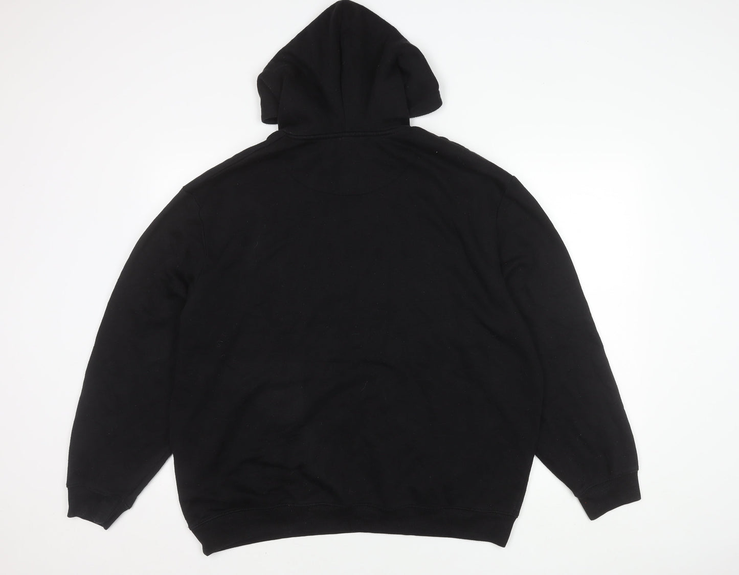 Mens UK Size M boohooMAN Black Pullover Hoodie