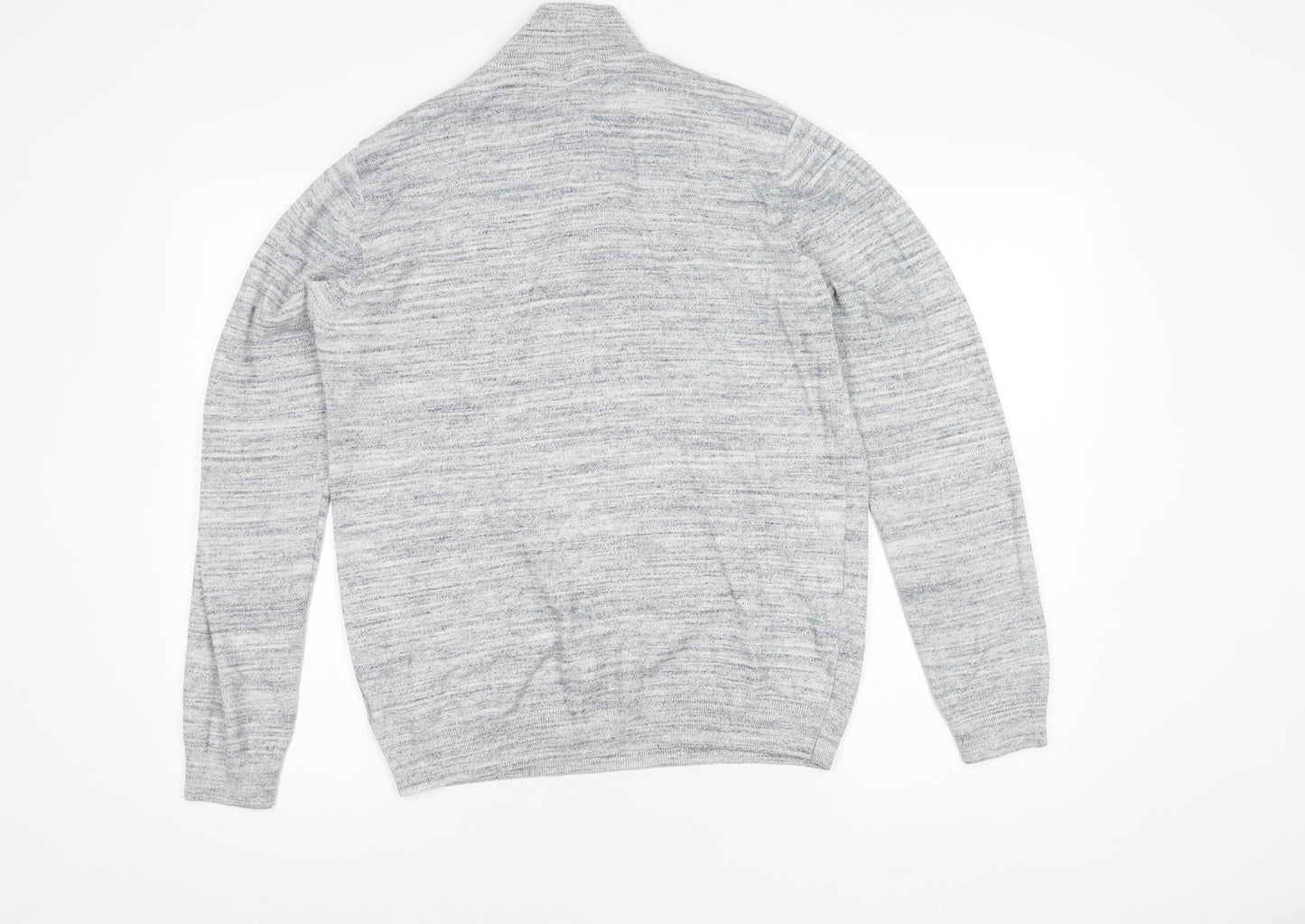 Mens UK Size M NEXT Grey 1/2 Zip Sweatshirt