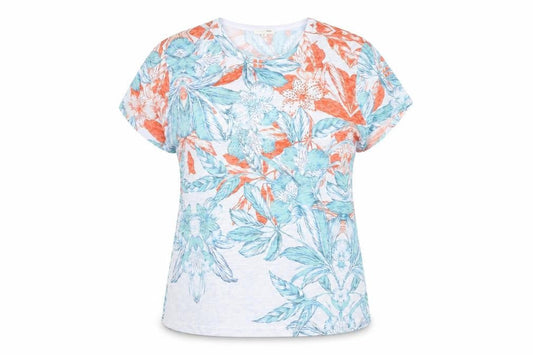 Forever One Women's Multicoloured Floral XL T-Shirt