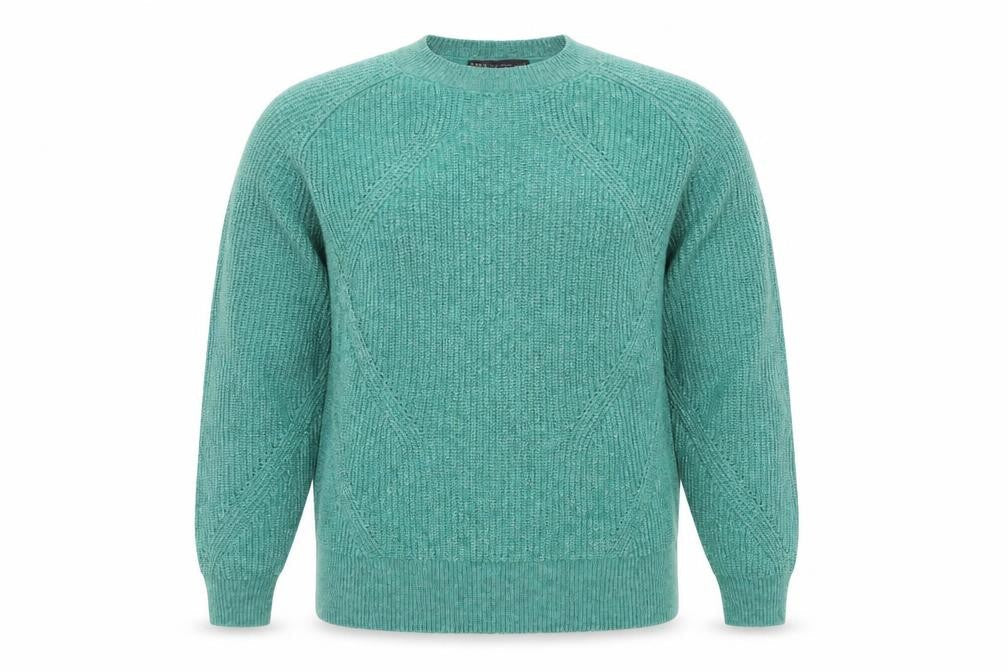 Womens UK Size L Marks and Spencer Green Pullover Jumper