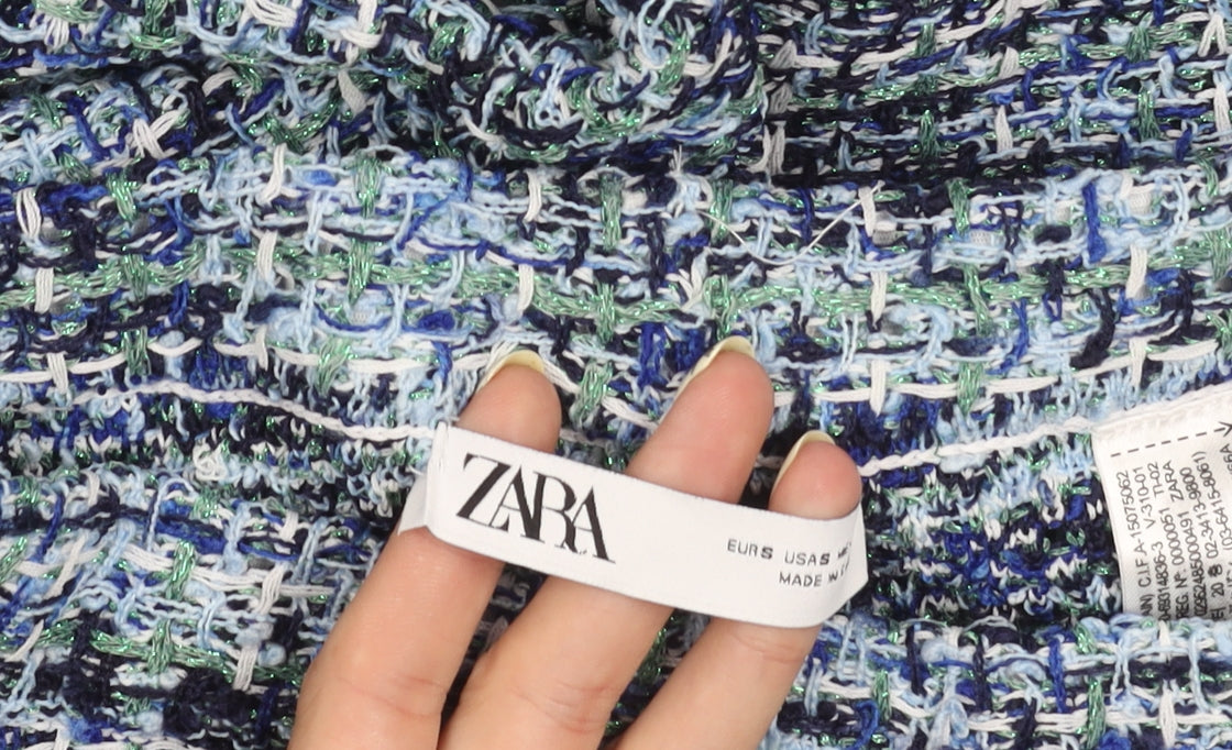 Womens UK Size 10 Zara   Multicoloured Trousers