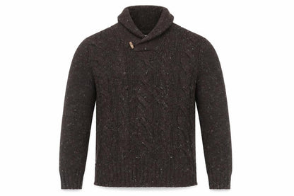 Mens UK Size M Marks and Spencer Brown Pullover Jumper
