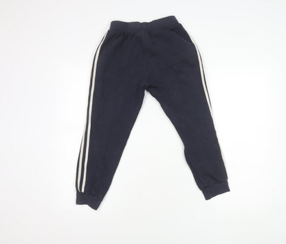 Adidas Boys Blue Jogger Trousers 10 Years