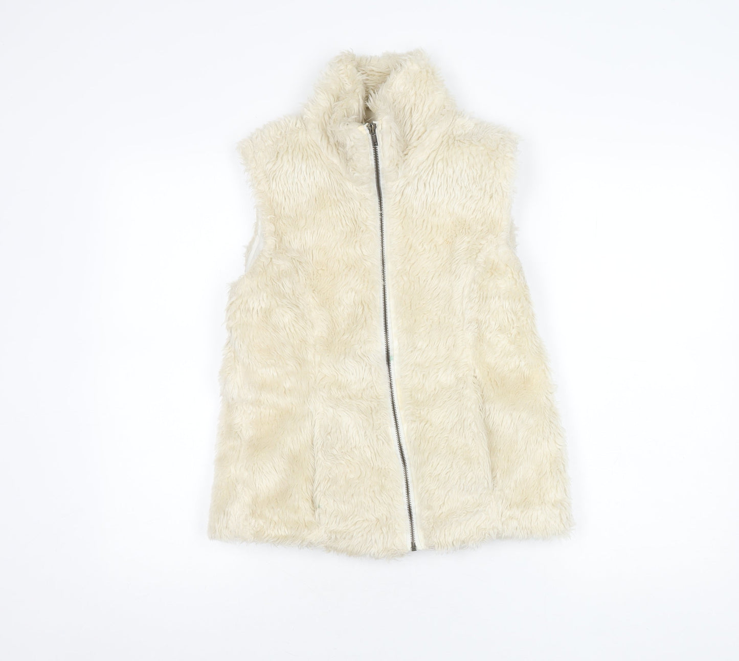Womens UK Size 10 Quiz Ivory Gilet