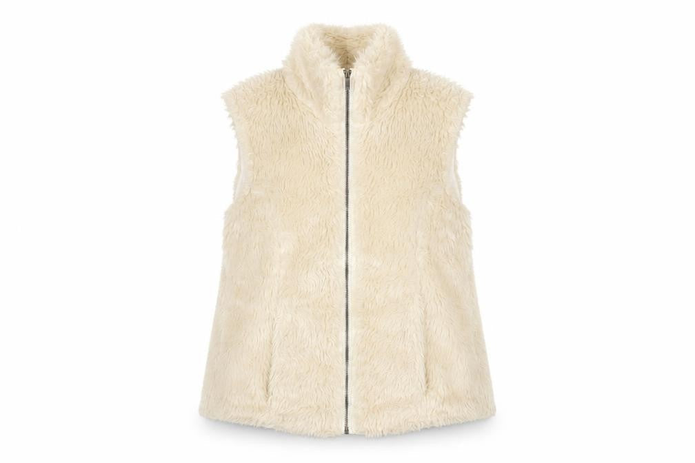 Womens UK Size 10 Quiz Ivory Gilet