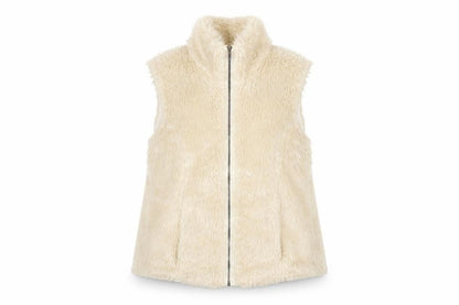 Womens UK Size 10 Quiz Ivory Gilet