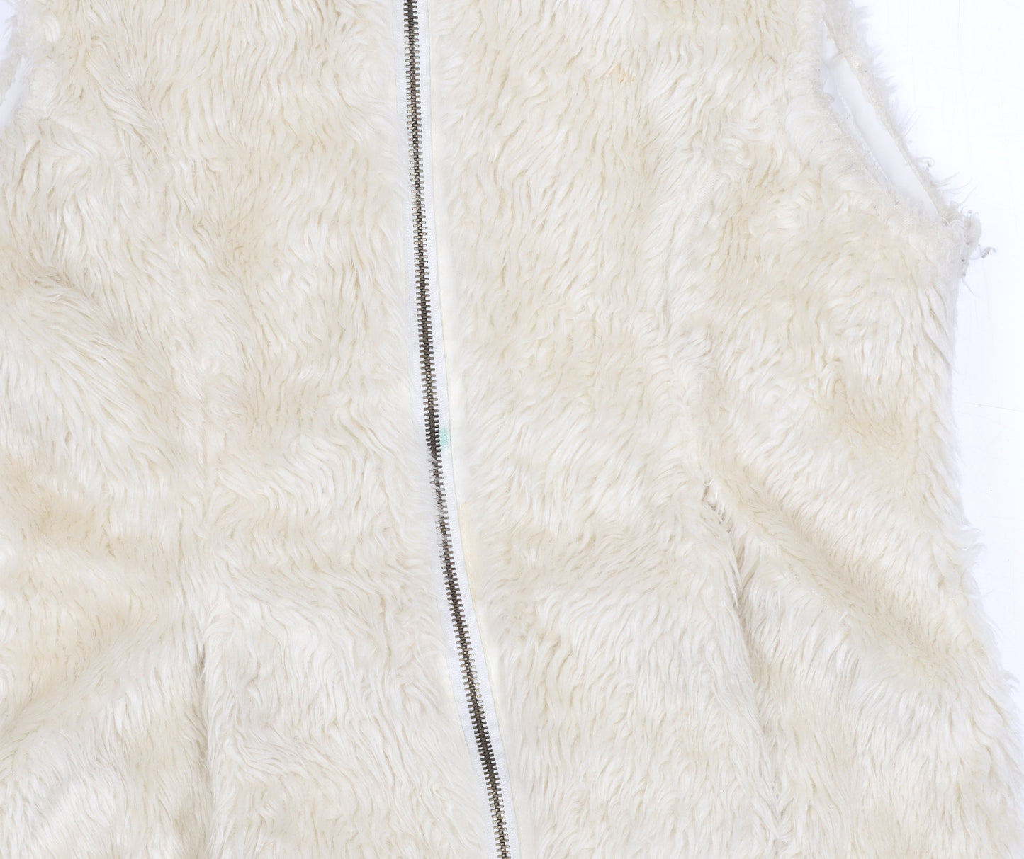 Womens UK Size 10 Quiz Ivory Gilet