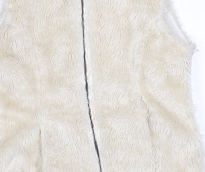 Womens UK Size 10 Quiz Ivory Gilet