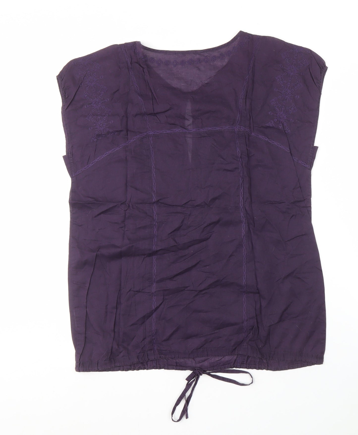 Womens UK Size XS Uniqlo Purple  Blouse