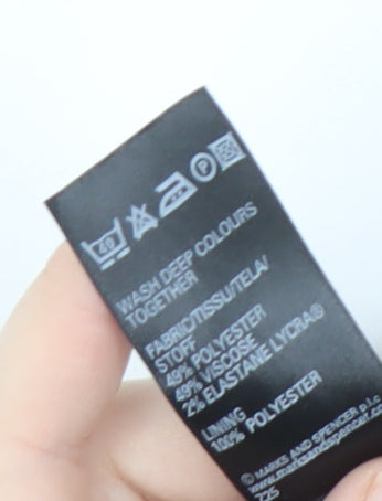 Marks and Spencer Women's Brown Long Pencil Skirt Size 16