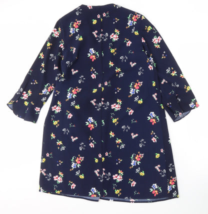 Zara Basic Women's Multicoloured Floral Dress Size S