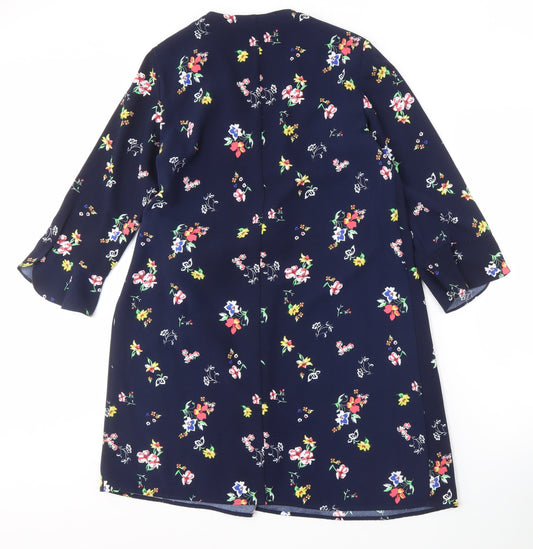 Zara Basic Women's Multicoloured Floral Dress Size S