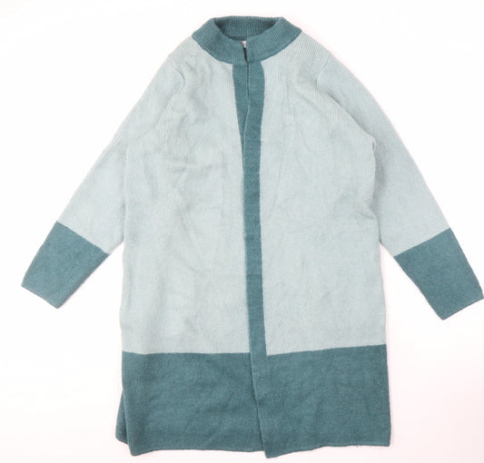 Cotton Traders Women's Green High Neck Jumper Size 14