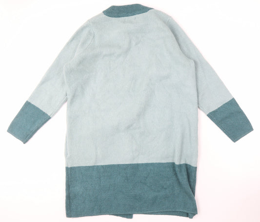 Cotton Traders Women's Green High Neck Jumper Size 14