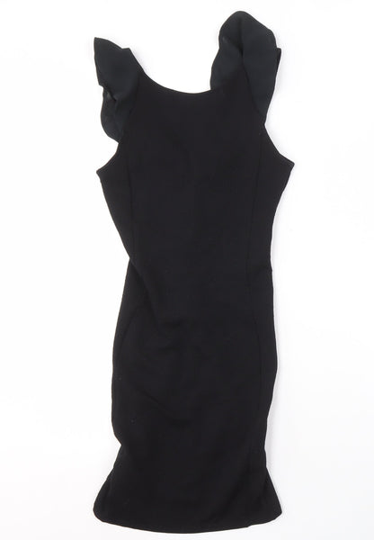 Pull&Bear Women's Black Sheath Dress S