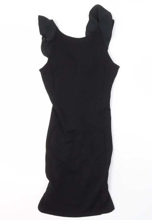 Pull&Bear Women's Black Sheath Dress S