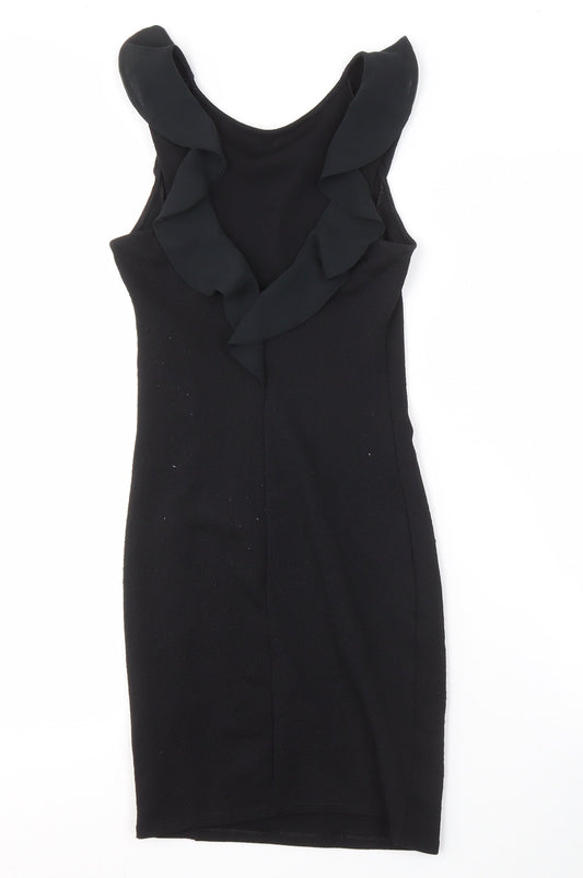 Pull&Bear Women's Black Sheath Dress S