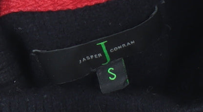 Jasper Conran Men's Black Wool Cardigan, Size S