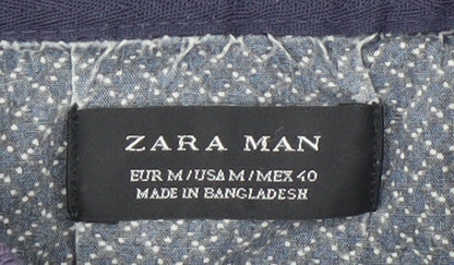 Mens UK Size M Zara Cotton Polo Shirt