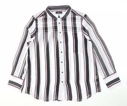 Womens UK Size 10 Marks and Spencer Multicoloured  Button-Up
