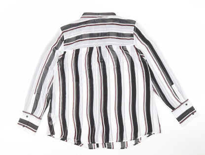 Womens UK Size 10 Marks and Spencer Multicoloured  Button-Up