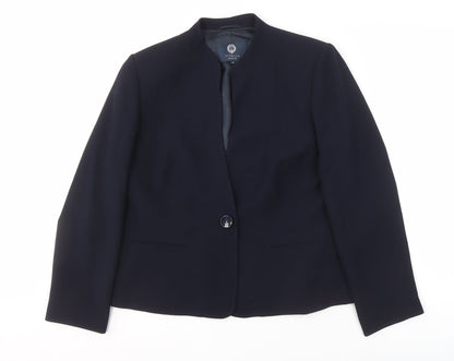 Viyella Women's Blue Blazer Size 14 Petites