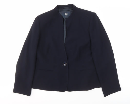 Viyella Women's Blue Blazer Size 14 Petites