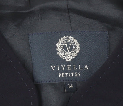 Viyella Women's Blue Blazer Size 14 Petites