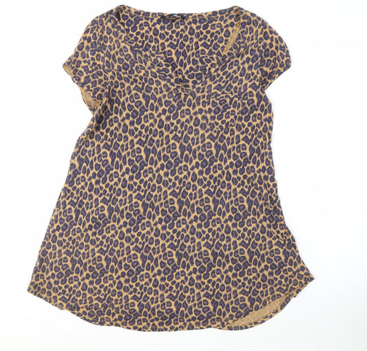 Next Women's Multicoloured Animal Print Dress, Size 14