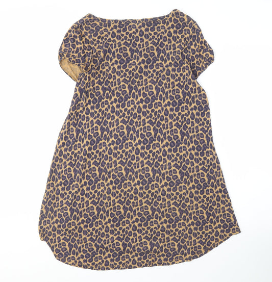 Next Women's Multicoloured Animal Print Dress, Size 14