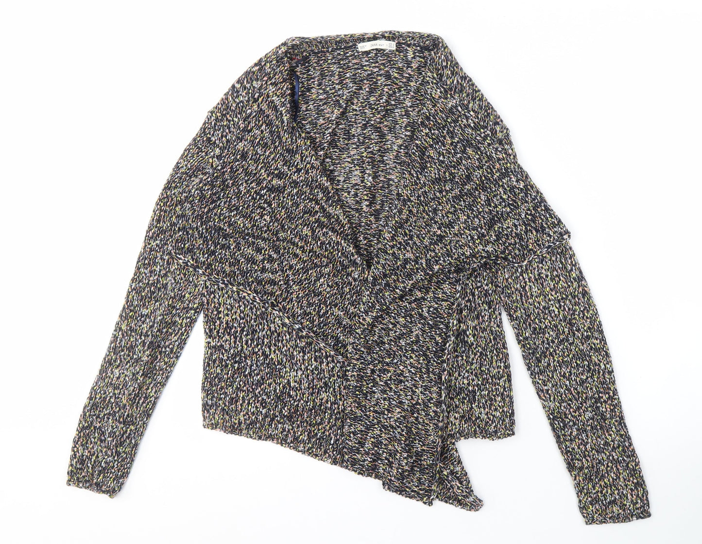 Womens UK Size S Zara Multicoloured Cardigan Jumper