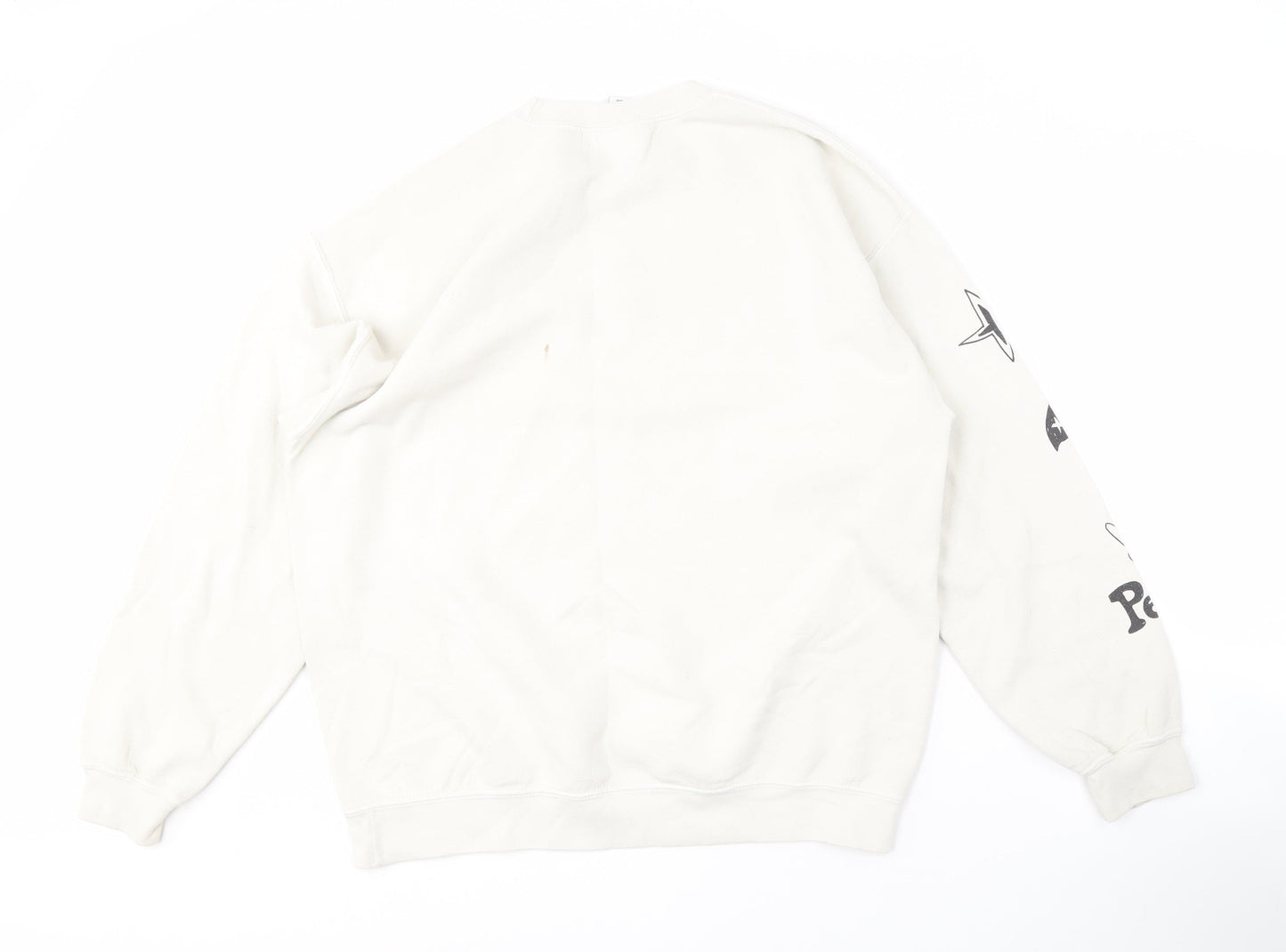 Urban Outfitters White Graphic Sweatshirt S Unisex