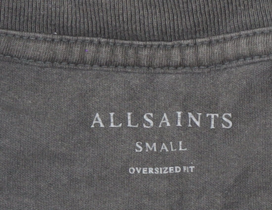 Mens UK Size S AllSaints Black  T-Shirt