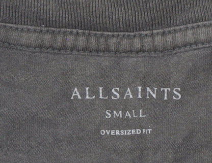 Mens UK Size S AllSaints Black  T-Shirt